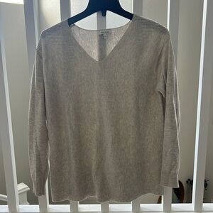 Cream/Grey Ella Moss Sweater